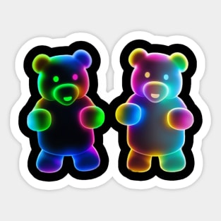 Neon Gummis Sticker